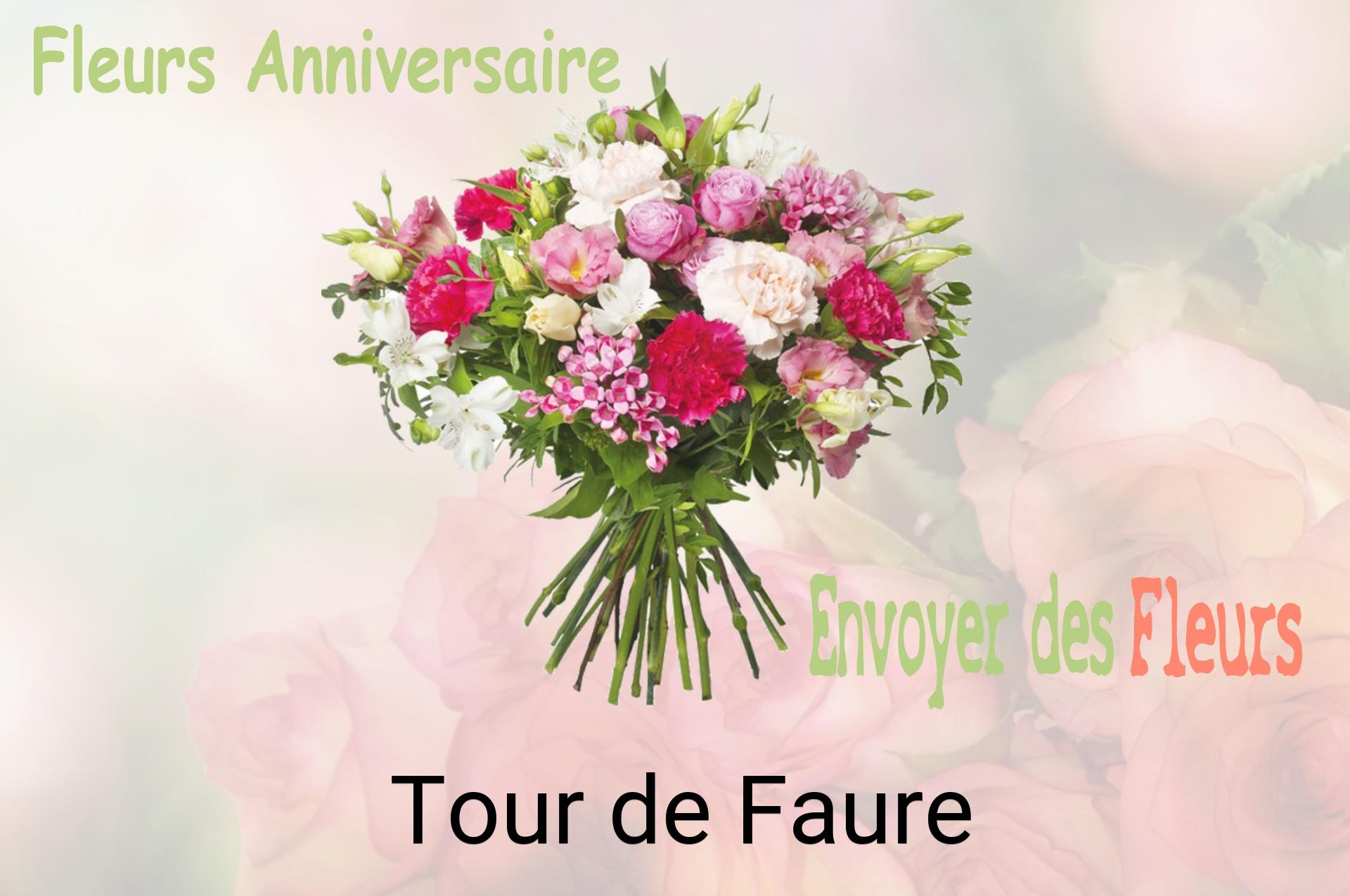 Bouquet de fleurs d’anniversaire livré à Tour-de-Faure