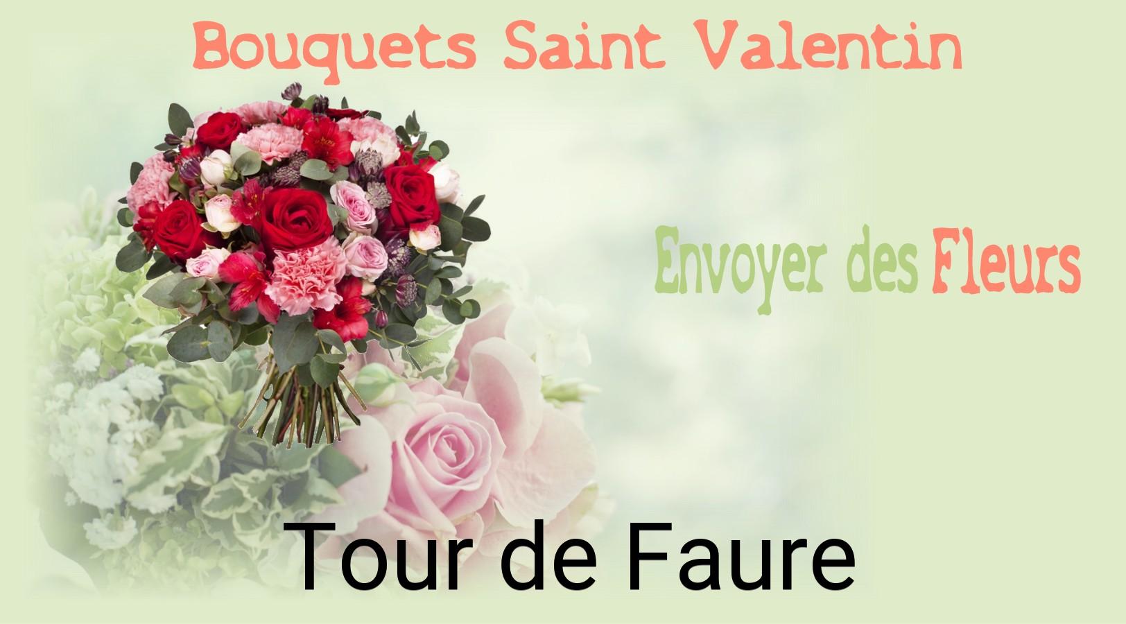 Roses de Saint-Valentin livrées à Tour-de-Faure
